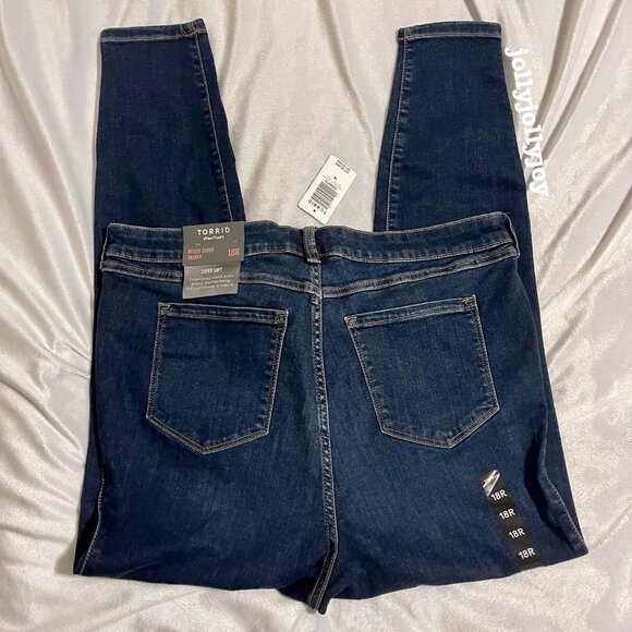 Torrid Super Soft Dark Wash MidFit Super Skinny Jean 18R - Picture 4 of 8
